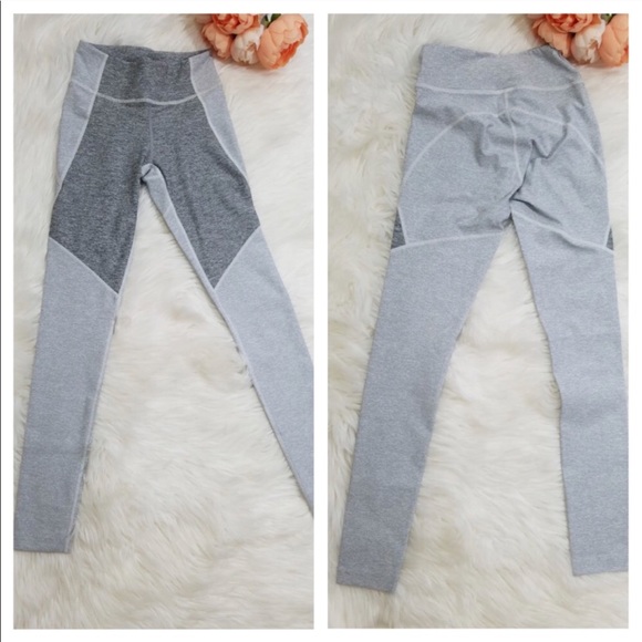 NWOT Outdoor Voices Two-Tone Leggings in Gray - Picture 7 of 8